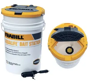 Frabill 6-Gallon Aeration Bait Management System