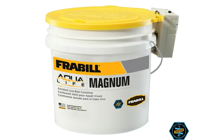 Frabill Magnum 4.25-Gallon Aerator-Ready Bucket