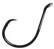 Gamakatsu Octopus Circle Hook – Size 3/0, Black Nickel, 6-Pack