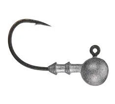 Gamakatsu Round Jig Head – Size 1/0, 1/8-Ounce, 5-Pack