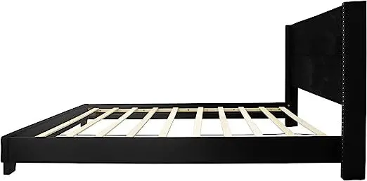 Giulia Velvet Twin Platform Panel Bed – Go Green Woods