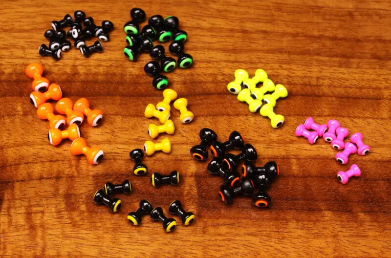 Hareline Double Pupil Lead Eyes for Fly Tying