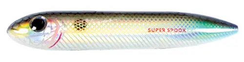 Heddon Premium Super Spook Jr Topwater Lure – 1/2 oz Bleeding Shad
