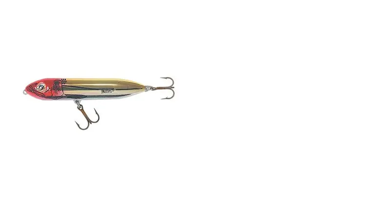 Heddon Super Spook Jr Topwater Lure – 1/2-Ounce Clown Pattern