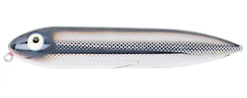 Heddon Zara Puppy 1/4 oz Walking Topwater Lure – Black Shiner
