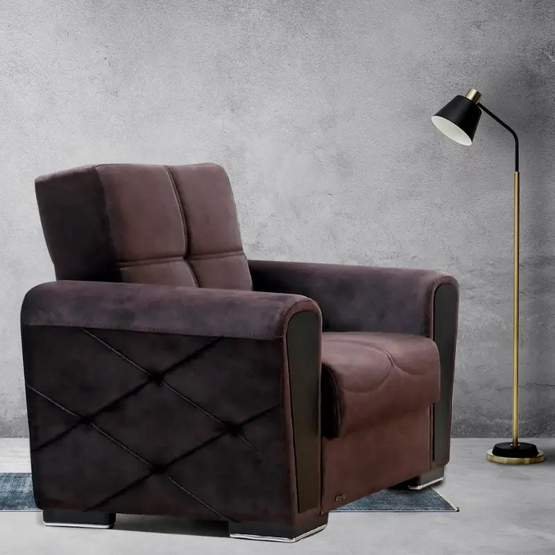 Henry Dark Brown Lounge Chair
