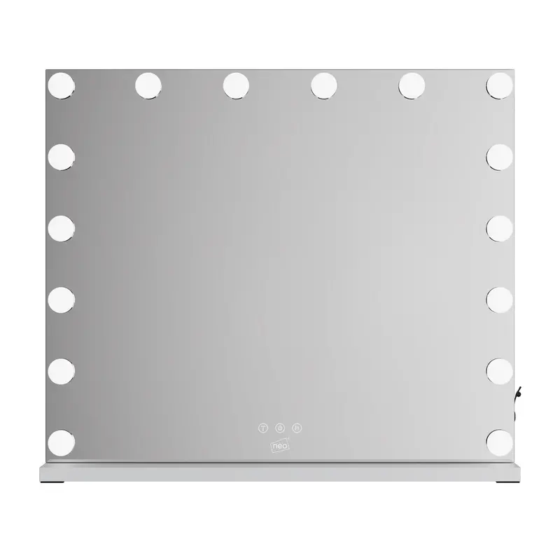 Hollywood-Style Vanity Mirror with 16 Touch-Control LEDs – Wall-Mounted or Freestanding – Neo