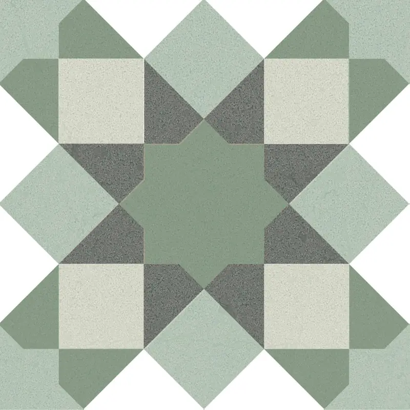 Hydra Olive Green Ceramic Wall and Floor Tile