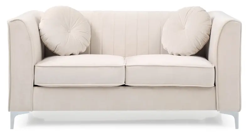 Ivory Delight Compact Loveseat