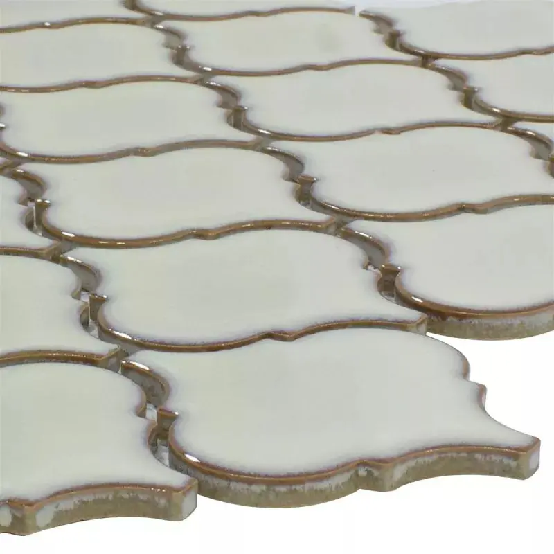 Ivory Persian Arabesque Decorative Wall Tile