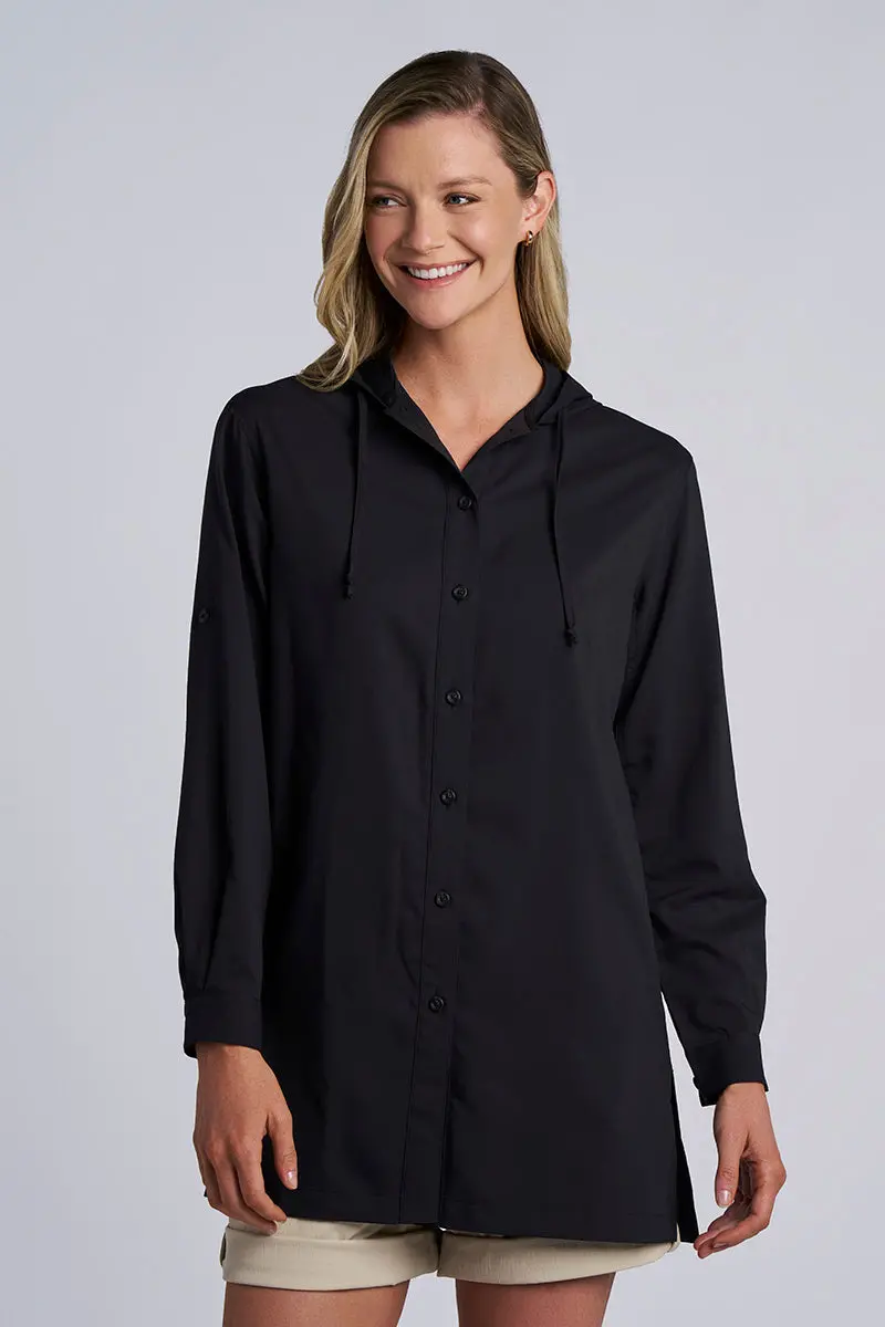 Iztapa Coastal Sun Protection Shirt – Black