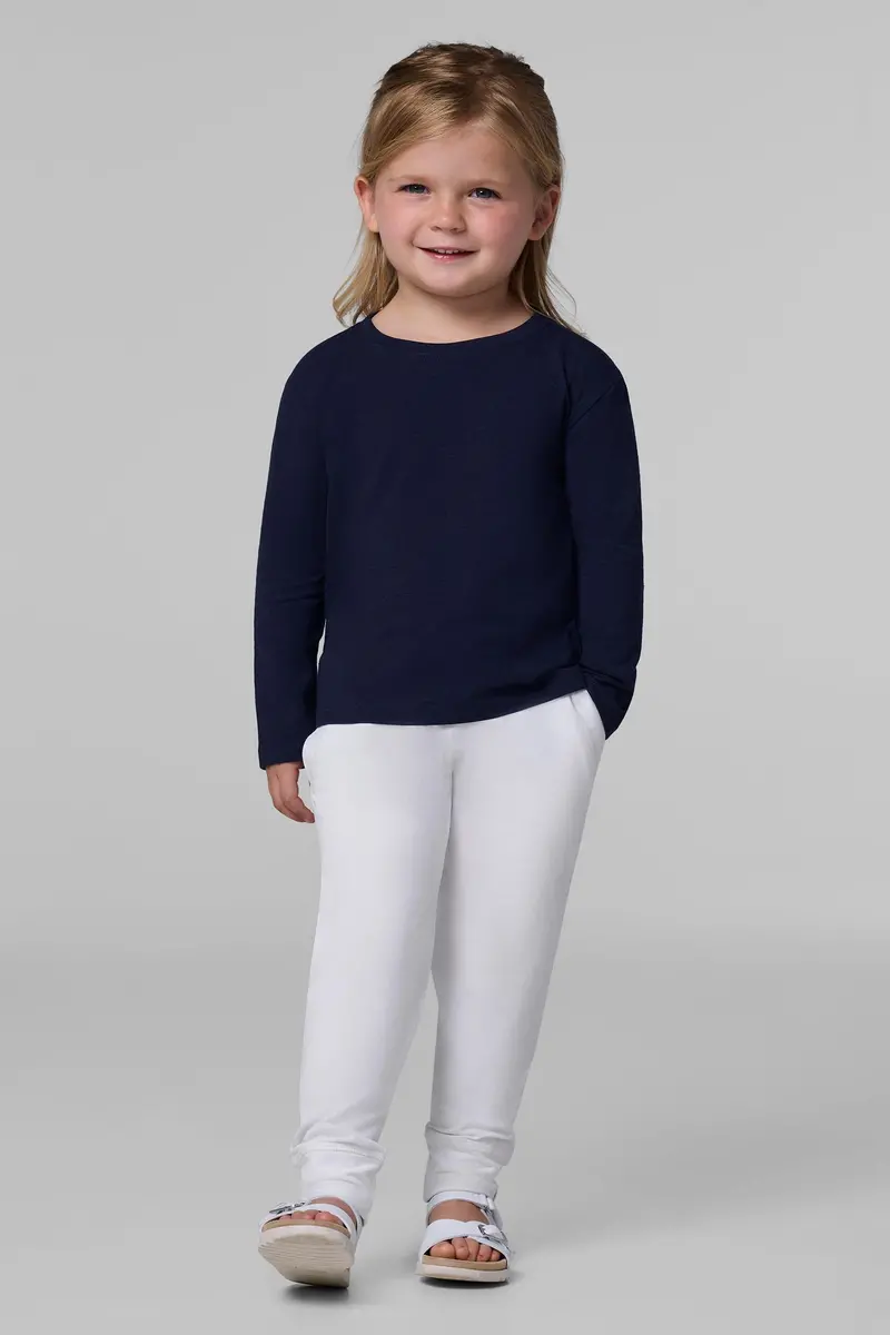 Kids’ White Conico Jogger Pants