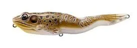Koppers Walking Frog Topwater Lure – 4 5/8″, 7/8 oz, Tan/Brown