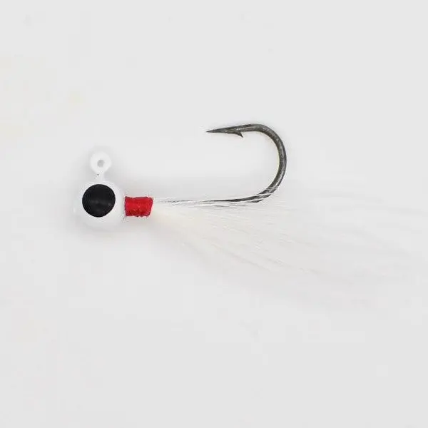 Leland Pop Eye Micro Jig – 1/64 oz, White/White, 2-Pack