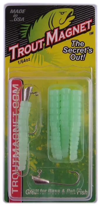 Leland Trout Magnet Jig – 1/64 oz, Mint (9-Pack)