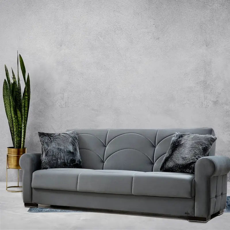 Madrid Gray Modular Sofa Bed