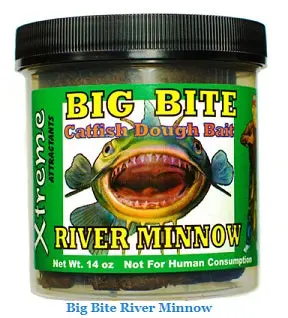 Magic Bait Big Bite Dough Fishing Bait – River Minnow Flavor, 14 oz