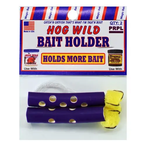 Magic Bait Purple Bait Holder Tubes – 2-Pack