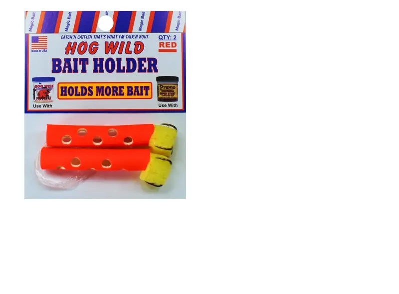 Magic Bait Red Bait Holder Tubes – 2-Pack
