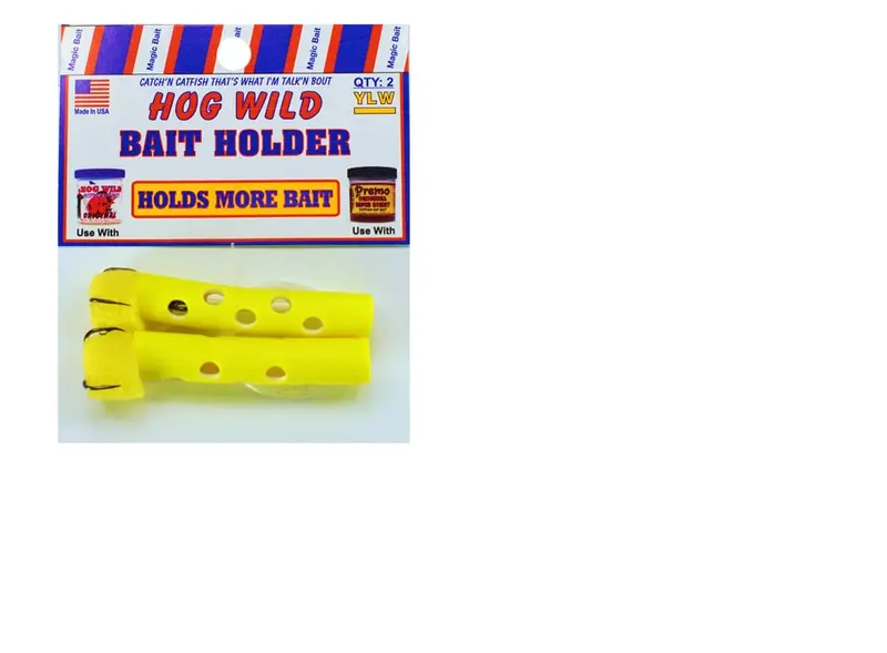 Magic Bait Yellow Bait Holder Tubes – 2-Pack