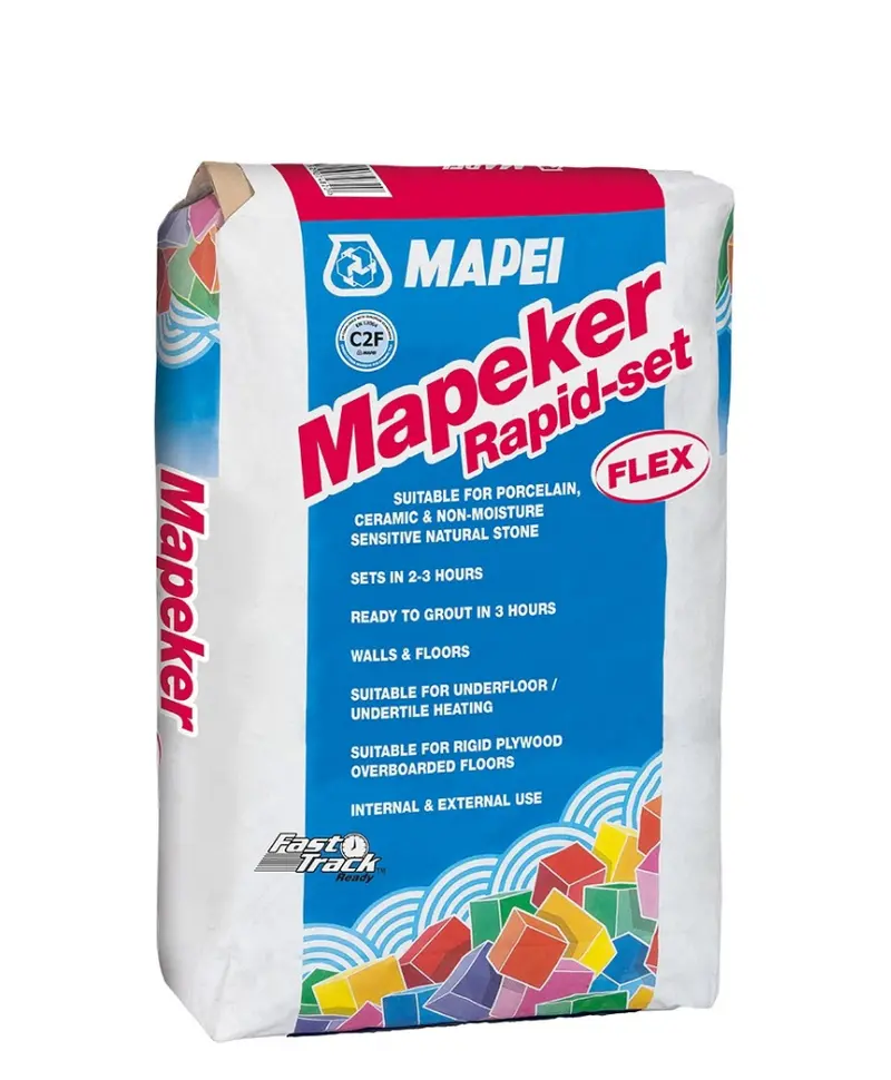 Mapei Grey Rapid-Set Flexible Tile Adhesive – 20 kg