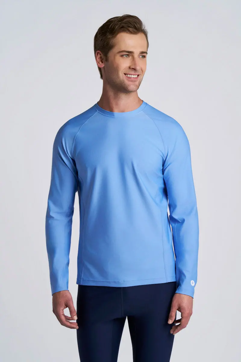 Men’s Hightide Long-Sleeve Swim Shirt – Bluebell