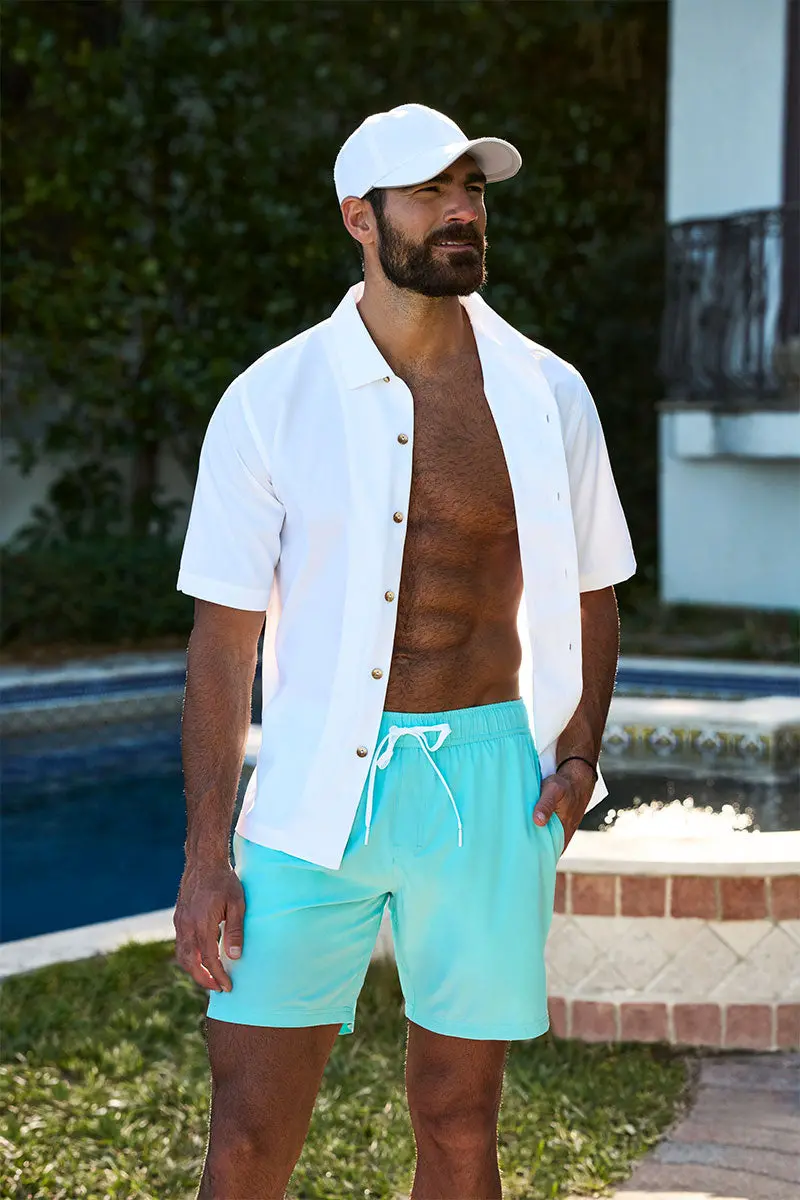 Men’s Kahuna Swimming Shorts (7.5-inch Inseam) – Coolibar Blue