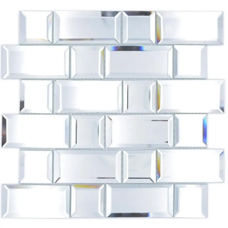 Mixed Mirror Glass Mosaic Tile – 298 × 298 mm