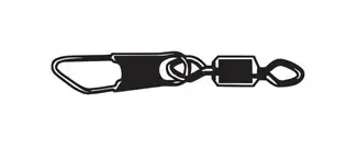 Mustad Diamond Eye Snap Swivel – Size 12, Pack of 12