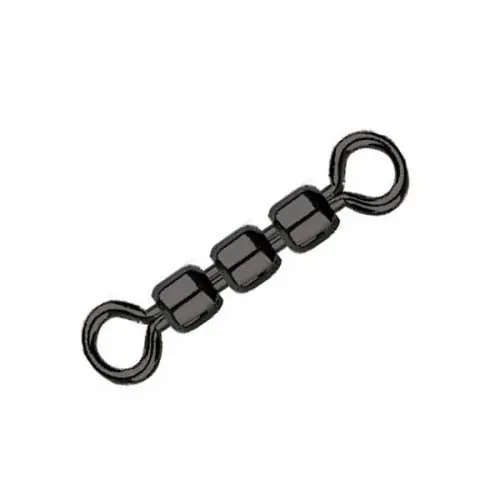 Mustad Multi-Link Barrel Swivel – 2/0, 72 lb Test, 4-Pack