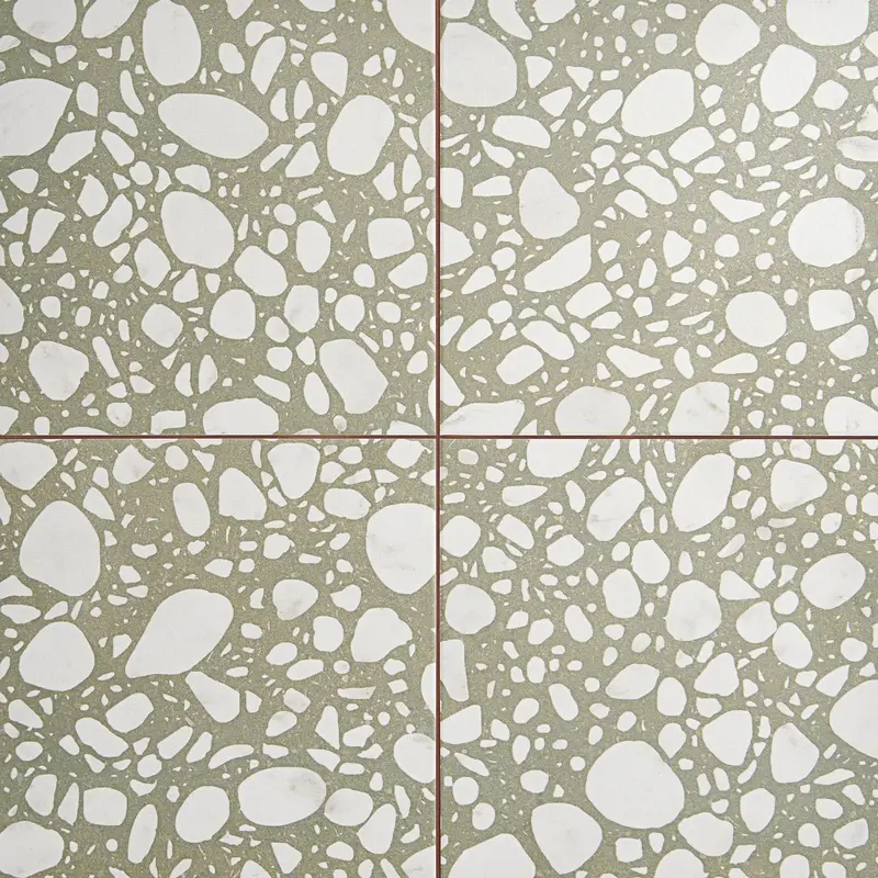 Natalya Fern Terrazzo Effect Floor Tile – Contemporary Concrete-Look Porcelain