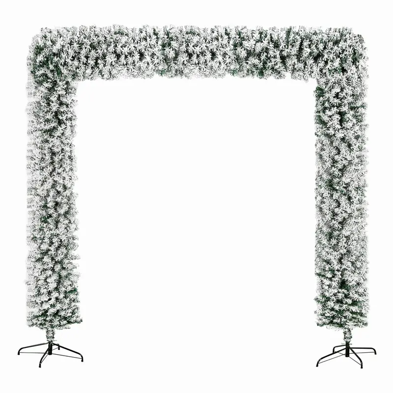 Neo 2.4m Double-Layer Christmas Arch with Garland for Doorways and Trees