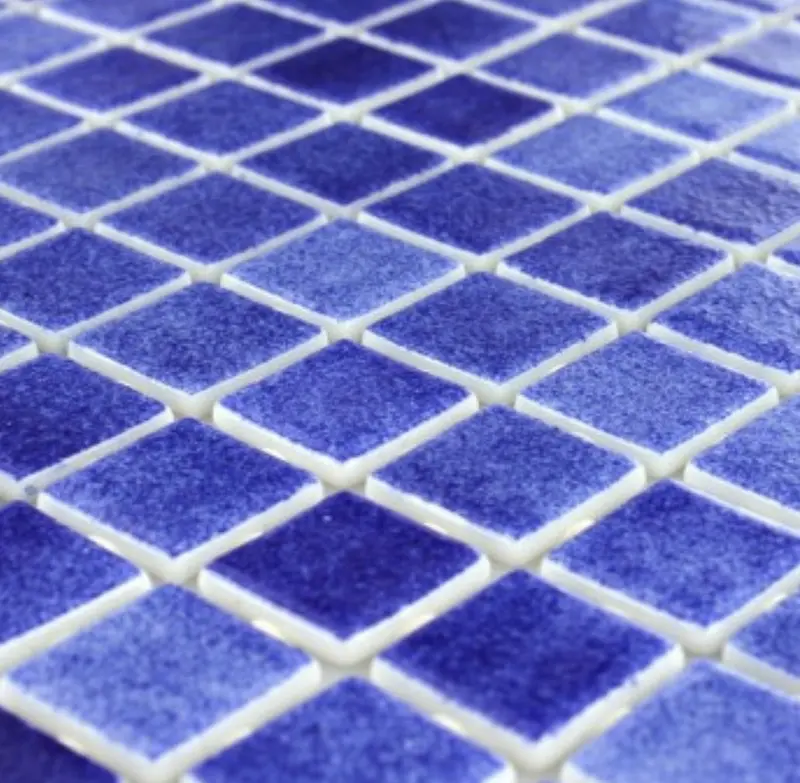 Non-Slip Dark Blue Mediterranean Pool Mosaic Tile
