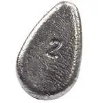 North-South No-Roll Sinkers – 5-Pound Bag, 1.5-Ounce Size