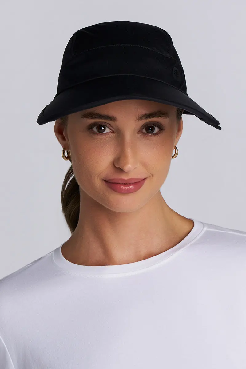 Olivia Convertible Visor – Black