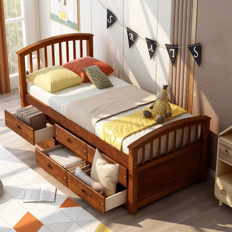 Oriswood Haven Full Storage Platform Bed