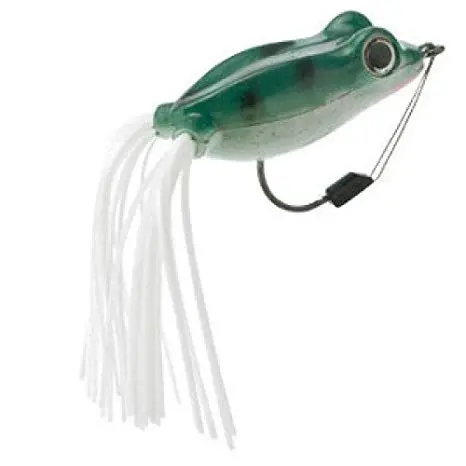 Panther Martin Pro Frog Topwater Lure – 5/8-Ounce, Green Body with White Belly