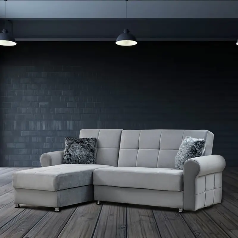 Paris Gray Modular Reversible Sectional