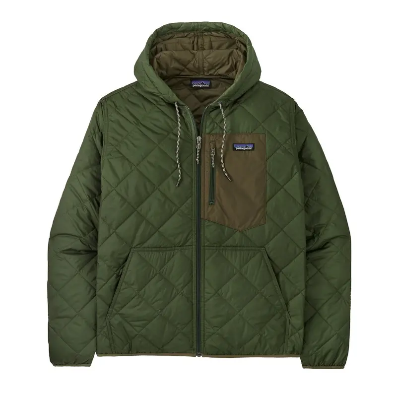 Patagonia Diamond Quilted Bomber Hoodie – Insulated Outdoor Layer