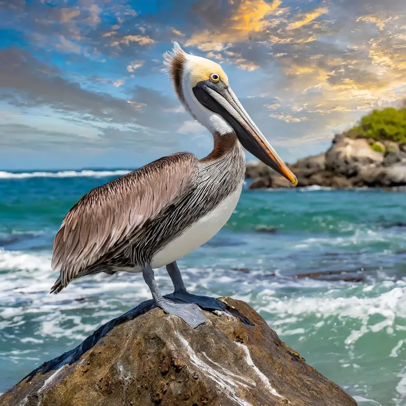 Paul the Pelican Animal Magnet