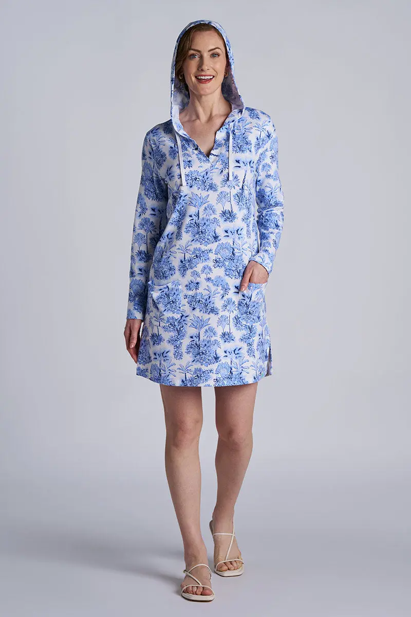 Periwinkle Isla Bonita Catalina Cover-Up Dress with Pockets