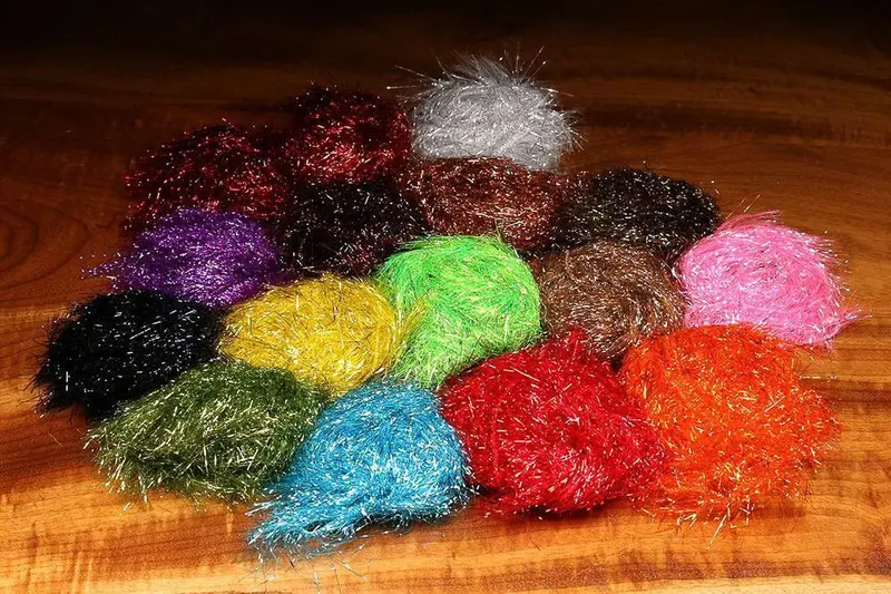 Polar Flash Reflector Chenille Yarn