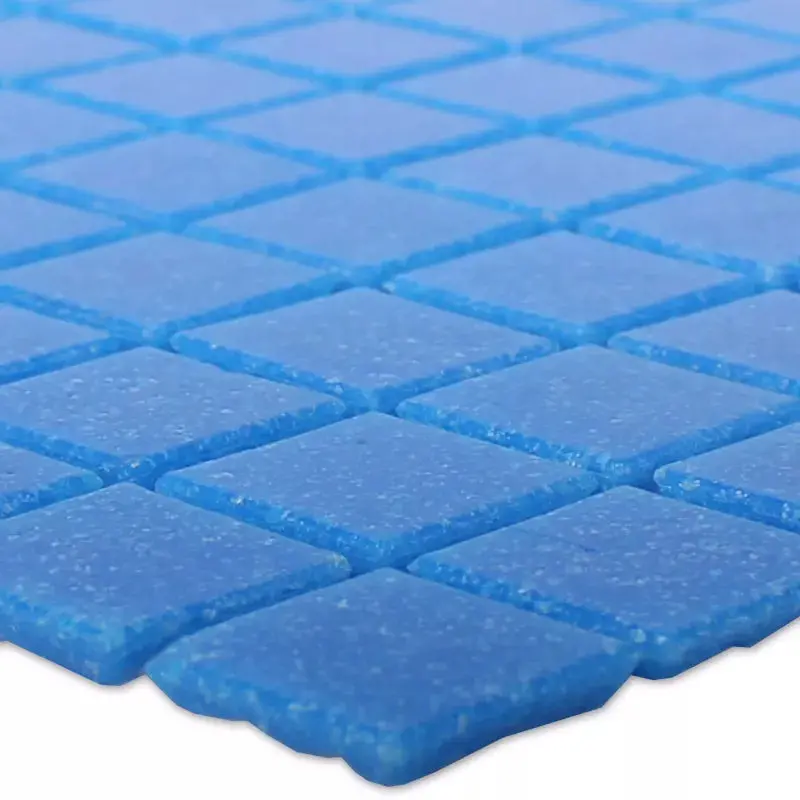 Potsdam Dark Blue Glass Mosaic Tile – Deep Ocean Shade