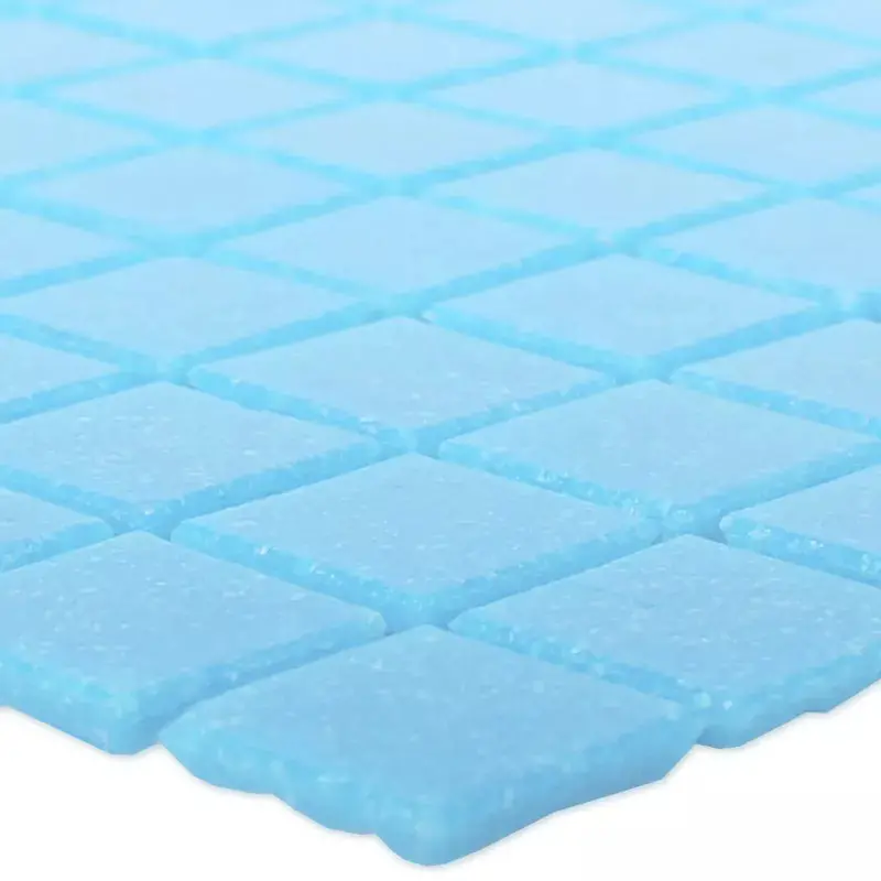 Potsdam Sky Blue Glass Mosaic Tile