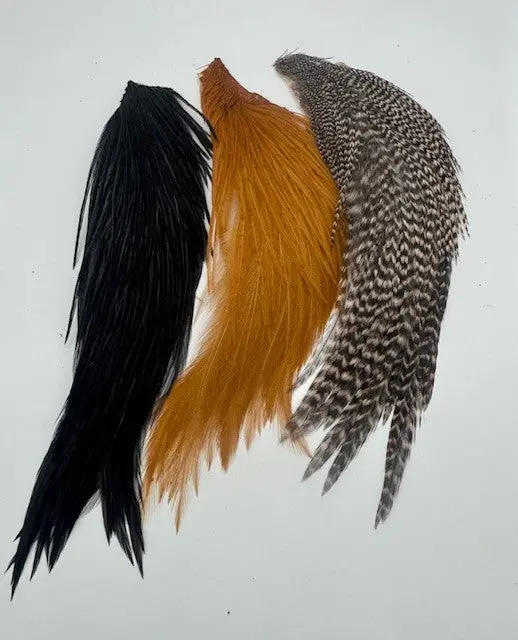 Premium Quarter Cape Dry Fly Hackle Feathers