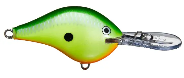 Rapala DT Deep Diver – 3/8 oz, 2 in Rasta Color