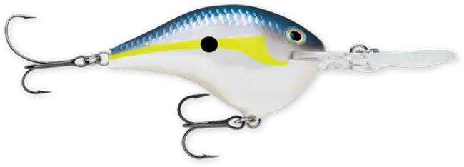 Rapala DT Series 10-Inch Helsinki Shad Crankbait – 3/5 oz, 2.25 in