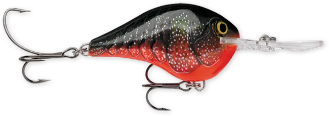 Rapala DT Series 10-Inch Red Crawdad Crankbait – 3/5 oz, 2.25 in