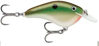 Rapala Ott Garage Slim Crankbait – 6 ft, 1/2 oz, 2.75 in, Copper Green Shad