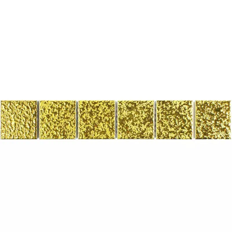 Ritz Gold Decorative Border Mosaic Tile